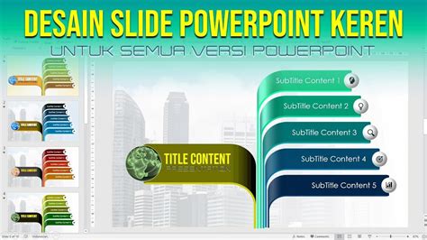 Desain dan Layout Slide tutorial membuat power point yang menarik.